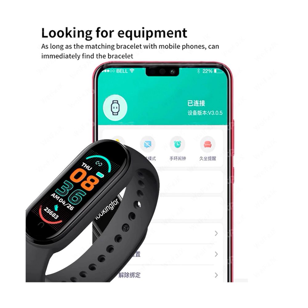 Smartband M6 με αισθητήρα καρδιακών παλμών